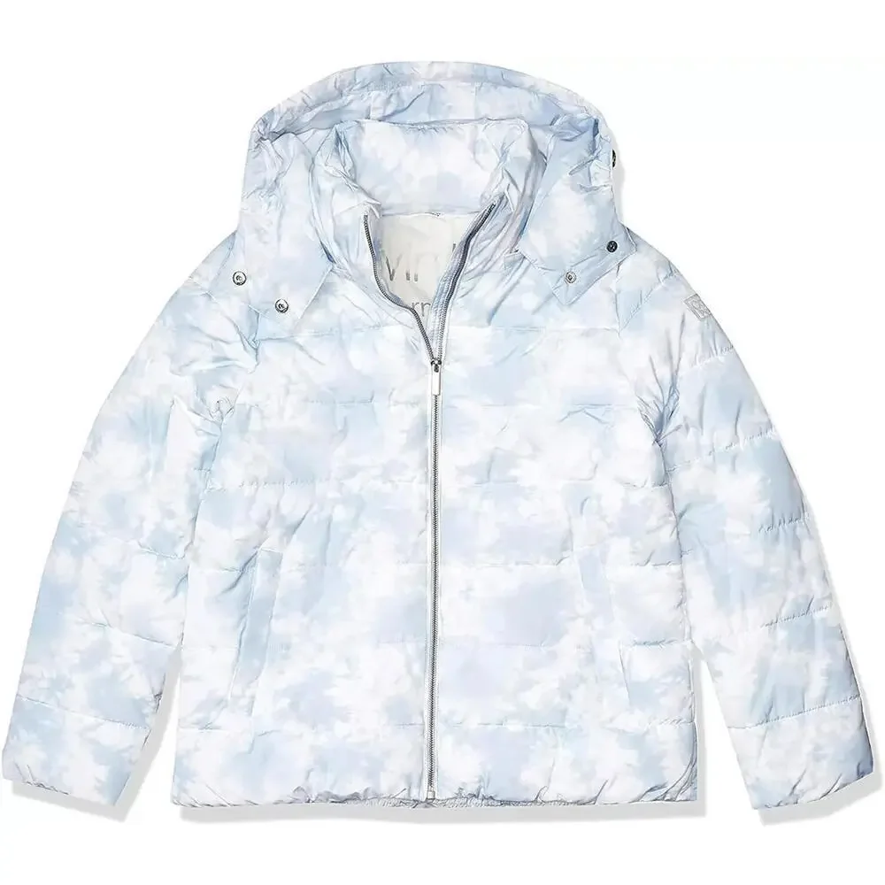 Calvin Klein Performance Printed Hooded Puffer Jacket Size XL - Picture 2 of 2